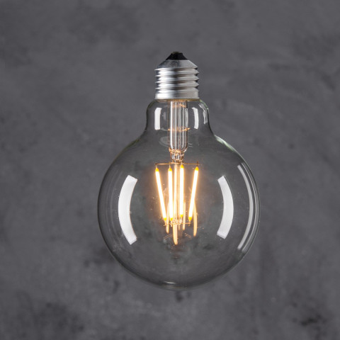 Żarówka dekoracyjna Globe 95 LED 4W – Transparent