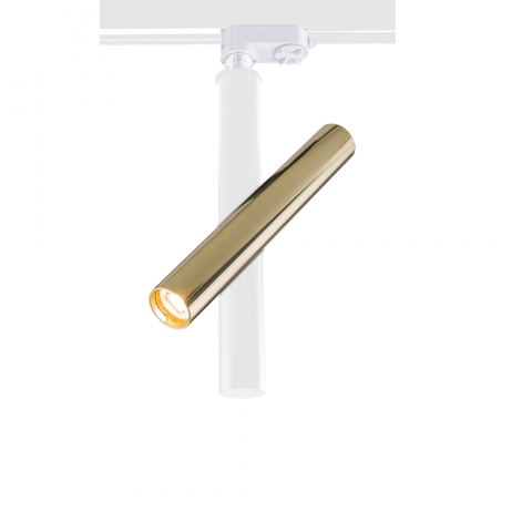 AKADI Reflektor pod szynoprzewód I 0137 AMPLEX Lampa rurka złota (black/gold) do szyny TRACK 3F