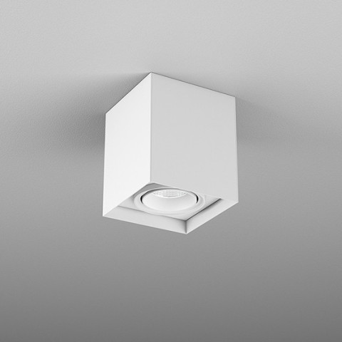 SQUARES next 50x1 LED Phase-Control natynkowy  biały AQForm - Lampa sufitowa LED kostka kwadrat prosta forma