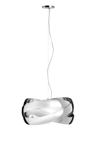 siso T-2996 60cm Estiluz Lampa wisząca duża biała chrom lub miedziana