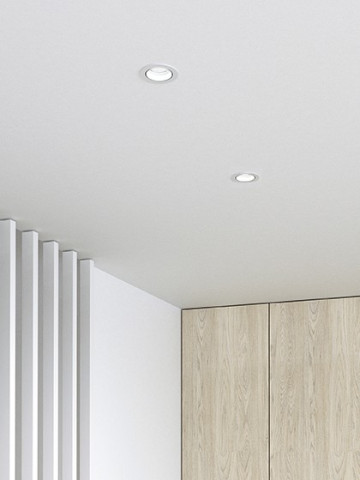 RING next 50 LED wpuszczany AQForm oprawa wpuszczana LED  Nowoczesna prosta forma