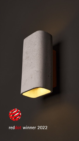 Kinkiet ConTeak – LOFTLIGHT Kinkiet z betonu