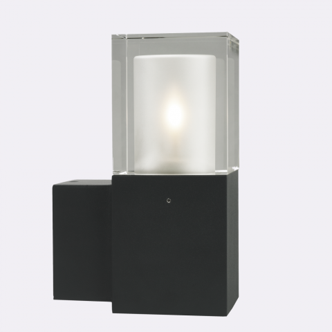 Arendal LED Norlys (czarny 1251B, grafitowy1251GR) - Lampa ścienna IP65 kinkiet zewnętrzny na elewacje