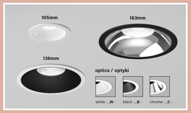 SIRCA 10 LED wpuszczany Aqform 37985 lampa oprawa wpuszczana