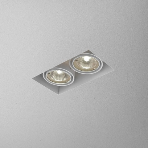 SQUARES 50x2 trimless 230V Phase-Control wpuszczany AQForm 37012 - Oprawa wpuszczana bezramkowa do zabudowy kwadratowa
