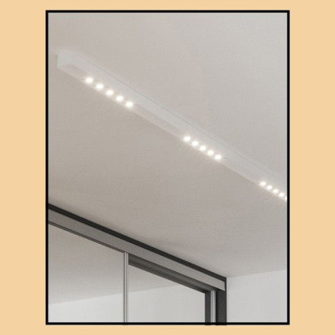 LENS LINE 202 LED section natynkowy AQForm - Nowoczesna lampa sufitowa LED 40264