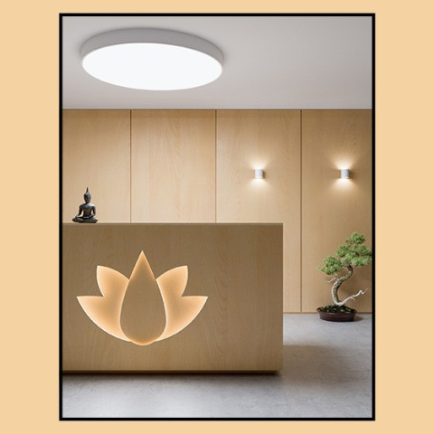 BIG SIZE next round 96 LED natynkowy AQForm - duży plafon LED Lampa sufitowa 40238