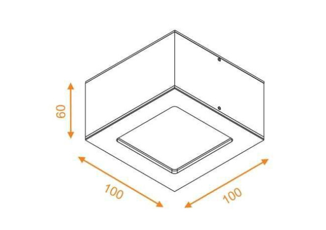 ONLY SQUARE ON - Lampa sufitowa Aquaform (45311) 2