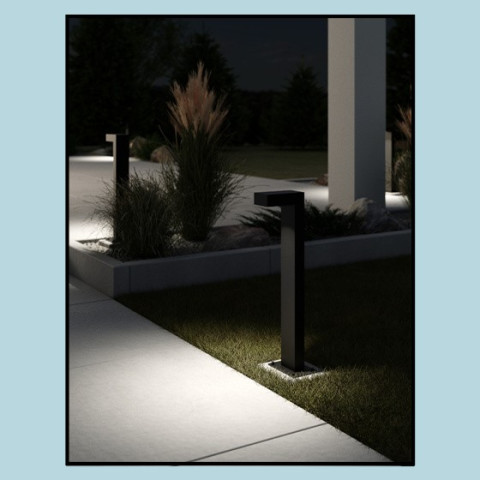SLUP 45 LED exterior stojący Aqform 26548 Nowoczesna lampa ogrodowa słupek ogrodowy prosta forma