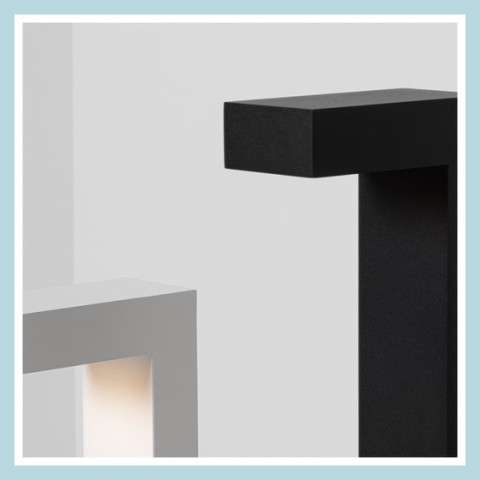 SLUP 45 LED exterior stojący Aqform 26548 Nowoczesna lampa ogrodowa słupek ogrodowy prosta forma