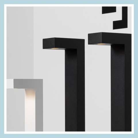 SLUP 45 LED exterior stojący Aqform 26548 Nowoczesna lampa ogrodowa słupek ogrodowy prosta forma