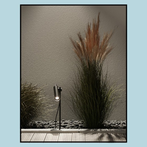 DART 12 LED exterior upright Aqform 26538 Lampa ogrodowa IP65 reflektor ogrodowy