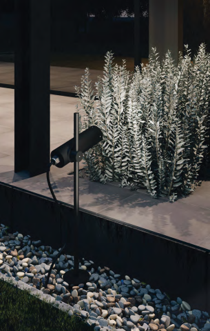 DART 12 LED exterior upright Aqform 26538 Lampa ogrodowa IP65 reflektor ogrodowy