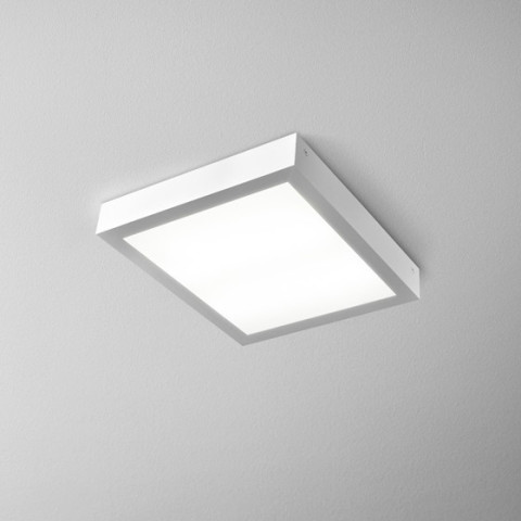 BLOS mini LED hermetic natynkowy Aqform - Plafon LED IP44 Oprawa sufitowa kwadratowa szczelna 44591