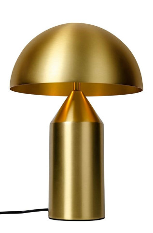 Lampa biurkowa FUNGO złota - mosiądz KING HOME lampka nocna grzybek