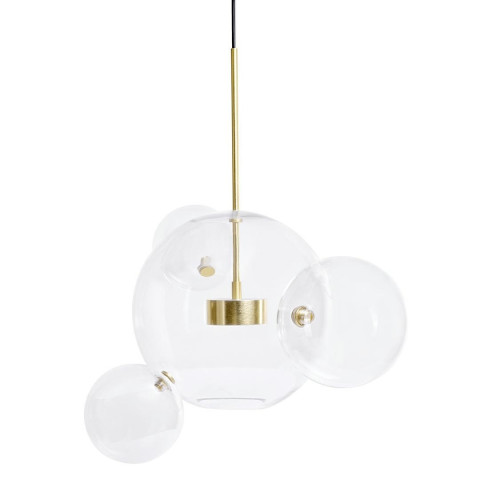Lampa wisząca CAPRI 4 złota - 60 LED,...