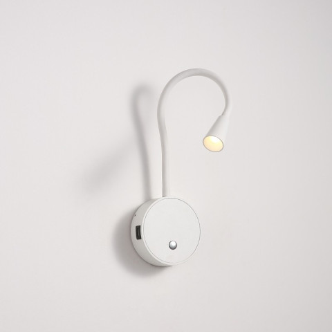 SULTA 423 ELKIM Lighting Kinkiet LED do czytania z włącznikiem dotykowym ładowarka USB