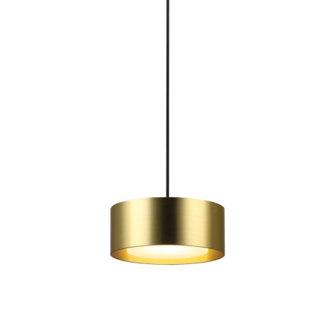 BRAKET/Z 229 ELKIM Lighting Lampa wisząca LED biała, czarna, złota czarny przewód