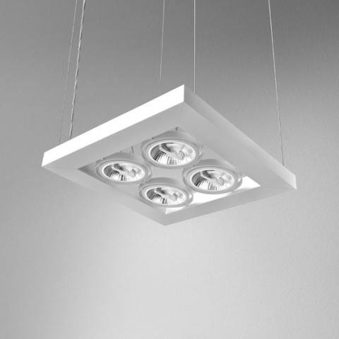 CADVA 111x4 SQ Phase-Control zwieszana - Lampa wisząca techniczna kwadratowa (53114)