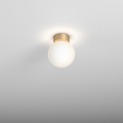 MODERN BALL simple midi WP LED hermetic natynkowy Aqform - Lampa sufitowa IP54 kinkiet szklana kula 2