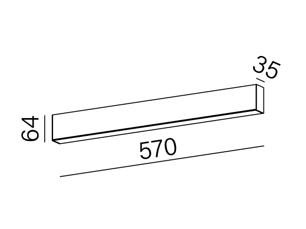 RAFTER 57 LED M natynkowy Aqform -  Profil sufitowy LED 40529 2