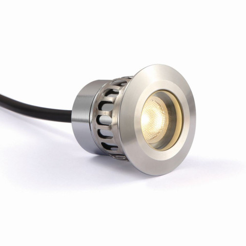 GRUND 024 Lighting IP67 LED stal polerowana oprawa wpuszczana okrągła baseny podbitka na zewnątrz stal nierdzewna polerowana