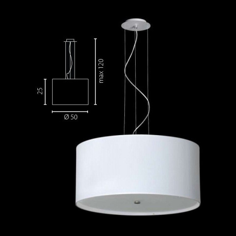 RONDO PLISA Żyrandol 50 - Lampa wisząca Ramko 67406 2