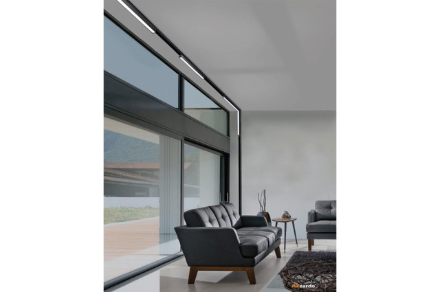 Alfa SAGA 60 TRACK MAGNETIC 24W MILKY120 AZZARDO Lampa do szynoprzewodu magnetycznego ALFA AZZARDO