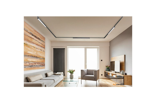 Alfa SAGA 60 TRACK MAGNETIC 24W MILKY120 AZZARDO Lampa do szynoprzewodu magnetycznego ALFA AZZARDO