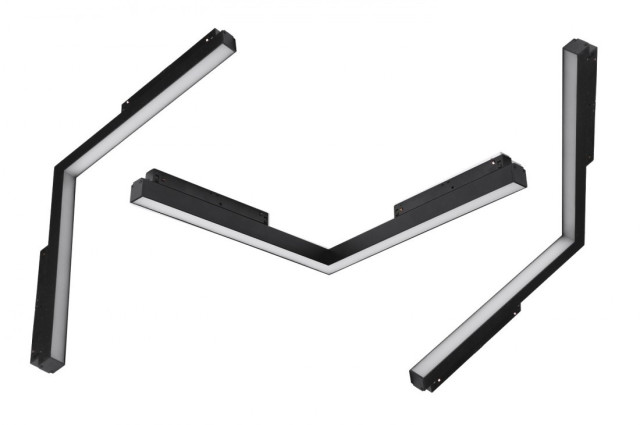 Alfa SAGA 30 TRACK MAGNETIC CORNER B 24W MILKY 120  AZZARDO Lampa do szynoprzewodu magnetycznego ALFA AZZARDO