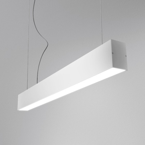 SET TRU 57 LED zwieszany AQForm  - Lampa wisząca prostokątna kwadratowa profil LED 54549
