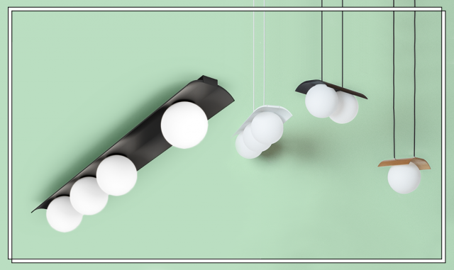 MODERN BALL WP LED zwieszany Aqform - Lampa wisząca szklana biała kula