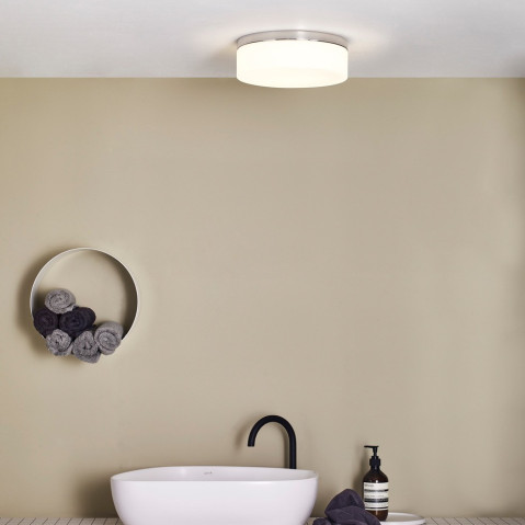 SABINA 280 Polerowany Chrom IP44 - Plafon Lampa sufitowa chrom Astro Lighting 7186lampa szklana chromowana