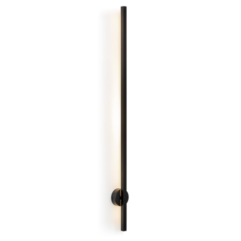 ASSE 8051 ARGON kinkiet patyk 100cm czarny Elegancki kinkiet na korytarz hol lampa ścienna LED listwa