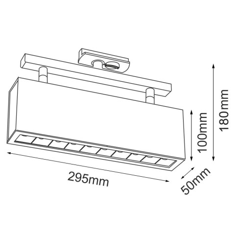 Spot A - Glare track 10 - Biały - Szynoprzewód 1F 230V 3000K 6328 Antigo 2