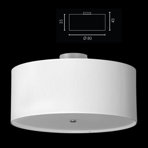 RONDO PLISA Plafon 80 -  Ramko 67576 2