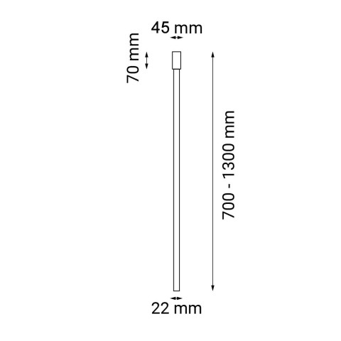Plafon alha Y - Mosiądz polerowany (1100 mm) 9174 Antigo 2