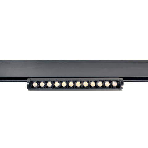 Spot magnetyczny Komatsu dot move 2 - Czarny - 48V 12W 1260lm (230 mm) 4000K 6600 Antigo