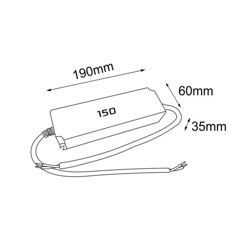Zasilacz 150W - (system Komatsu) 48V 6582 Antigo 2