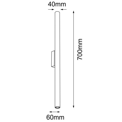 Kinkiet Yabu K1- Biały IP44 (700 mm) 7749 Antigo 2
