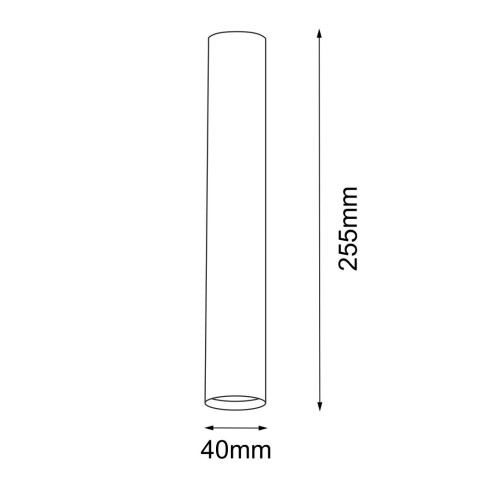 Plafon Yabu - Czarny IP44 (255 mm) 8074 Antigo 2
