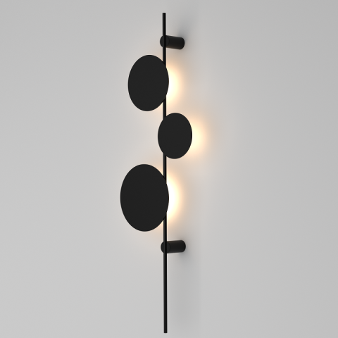 AMBIENTE B K W TRIAC (2700K) Kinkiet LED Chors czarny