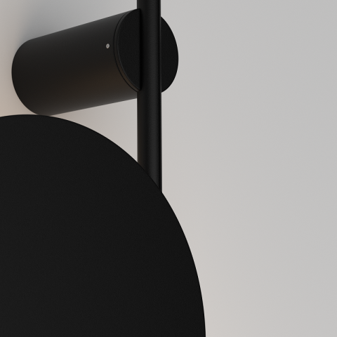 AMBIENTE B K W TRIAC (2700K) Kinkiet LED Chors czarny