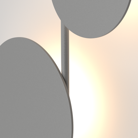 AMBIENTE B K NW TRIAC (3000K) Kinkiet LED Chors  szary