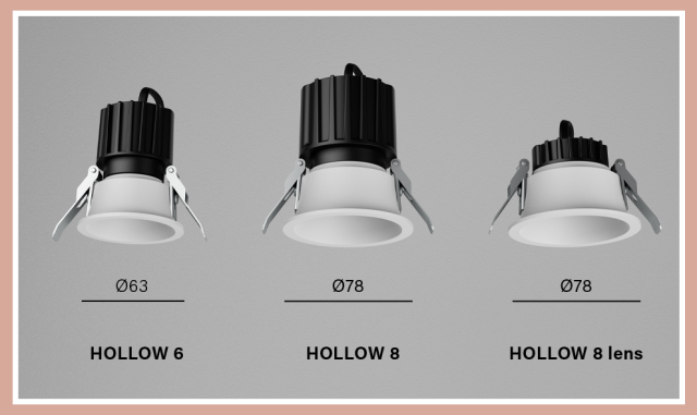 HOLLOW 6 LED wpuszczany Aqform Oprawa wpuszczana IP65