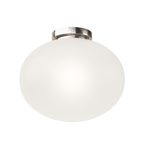 Palla 40 -  Lampa sufitowa Plafon Orlicki Design duża biała kula sufitowa