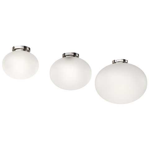 Palla 40 -  Lampa sufitowa Plafon Orlicki Design duża biała kula sufitowa 2