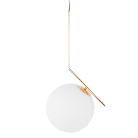 NOWOCZESNA LAMPA WISZĄCA ZŁOTA SORENTO D30 LUMINA DECO