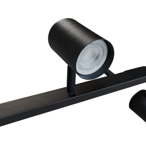 Snow 6 linia wisząca czarna Light Prestige LP-731/6L BK Lampa wisząca reflektory na listwie