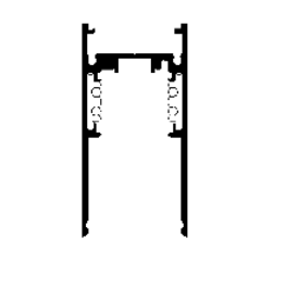 ST HIGH MULTITRACK SZYNOPRZEWÓD natynkowy wysoki 3m czarny lub biały Aqform Szynoprzewód niskonapięciowy 48V HIGH MULTITRACK 2